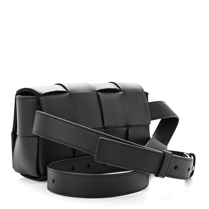 Bottega Veneta Nappa Maxi Intreccio The Belt Cassette Bag Black 3 of 11