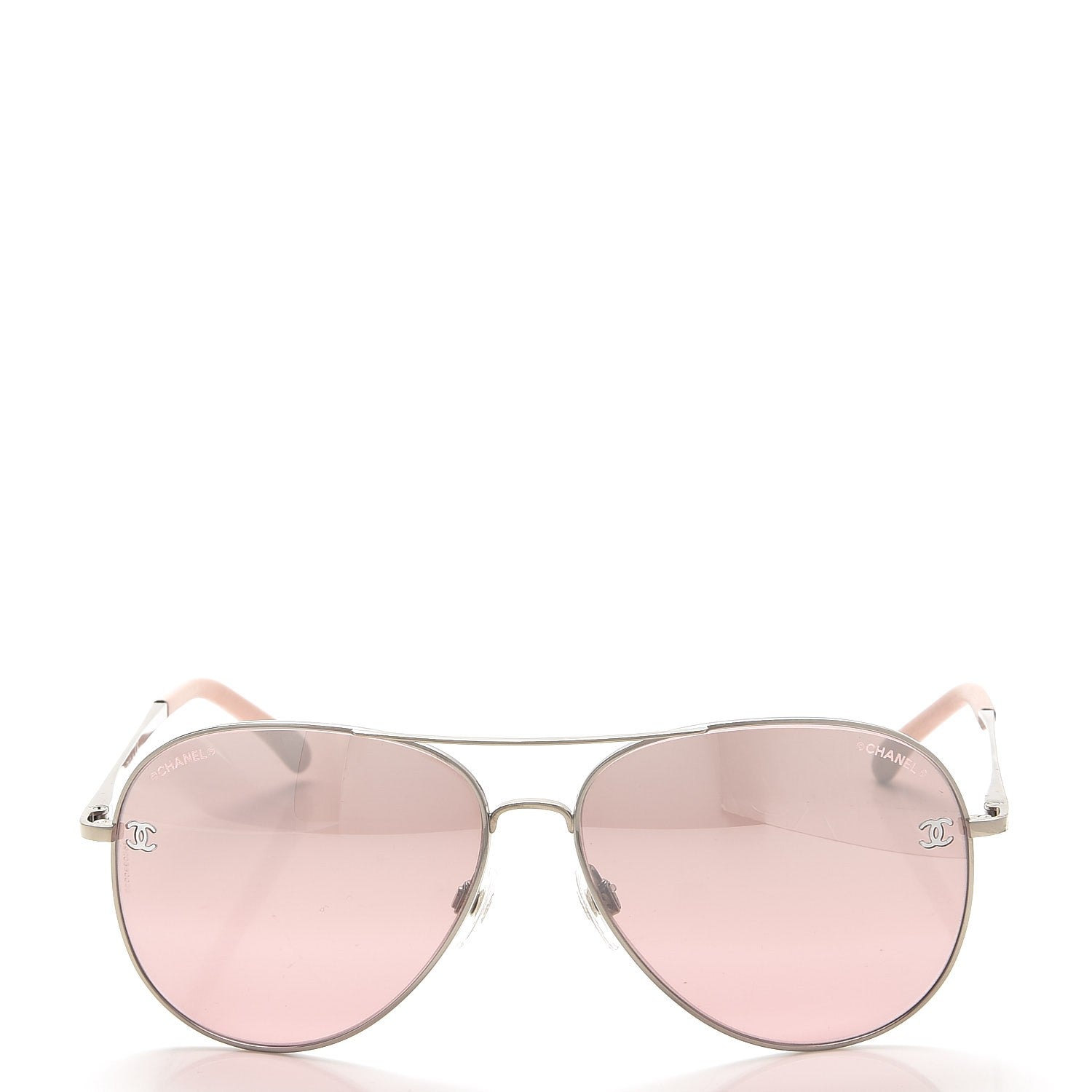 Chanel Pilot Sunglasses 4189-T-Q Dark Pink 2 of 10