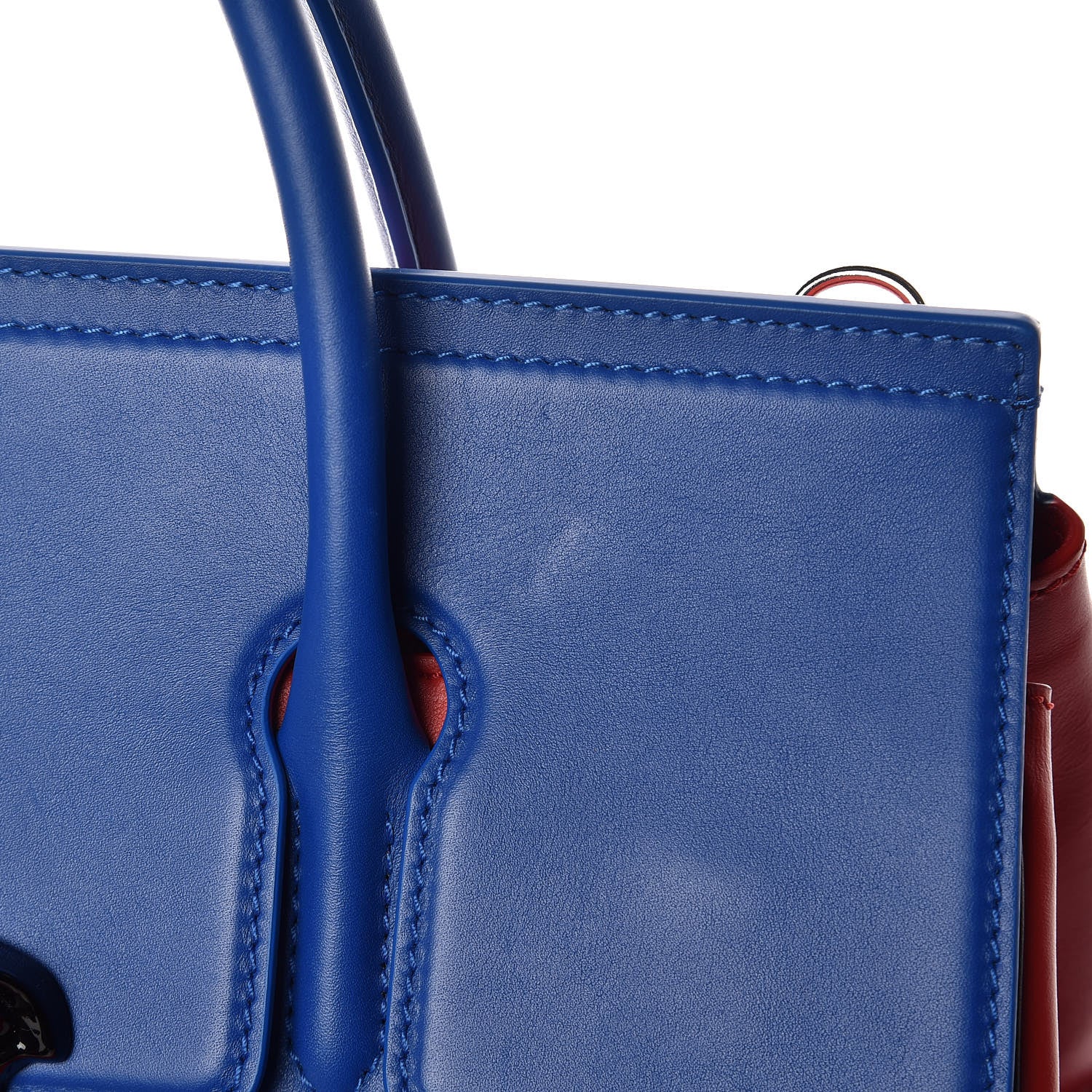 Versace Vitello Palazzo Empire Bag Red Blue Black 12 of 15