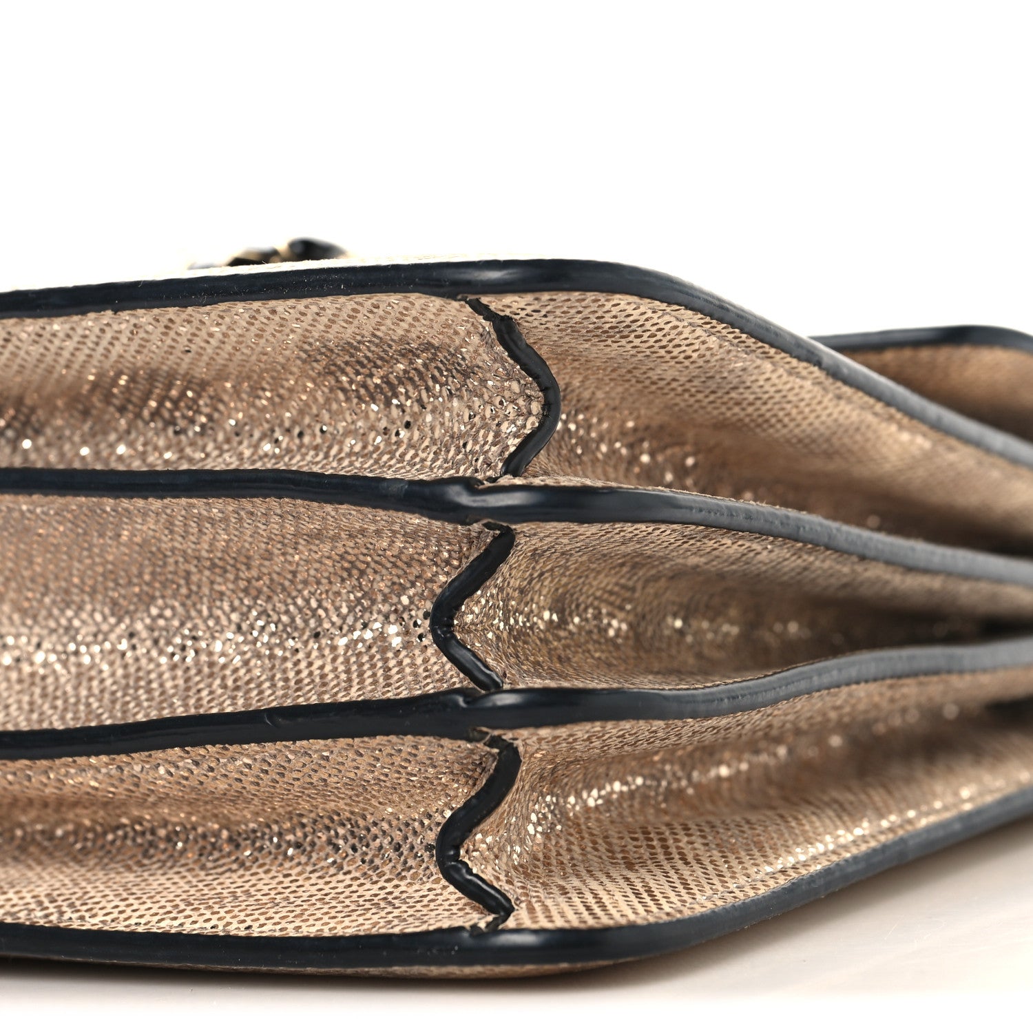 Bulgari Metallic Karung Serpenti Forever Top Handle Gold 8 of 9