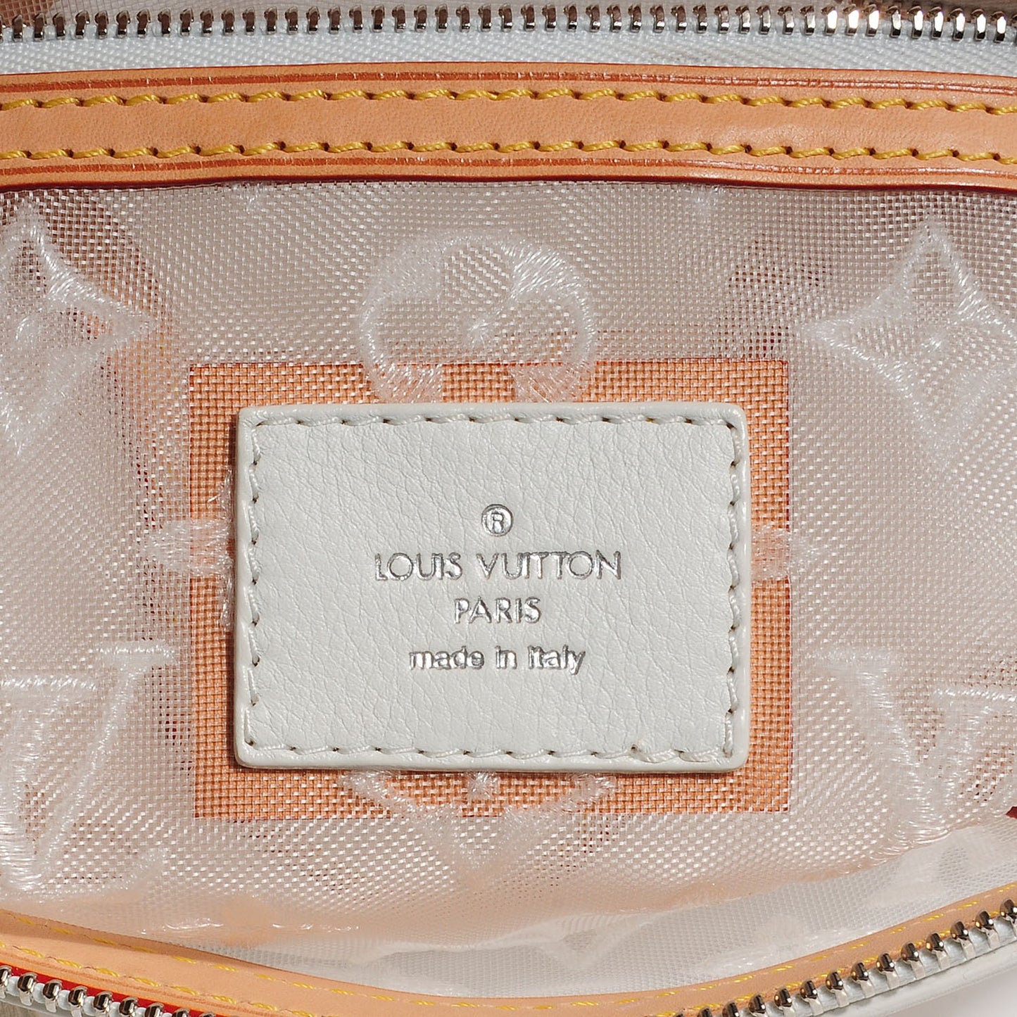 Monogram Transparence Lockit White
