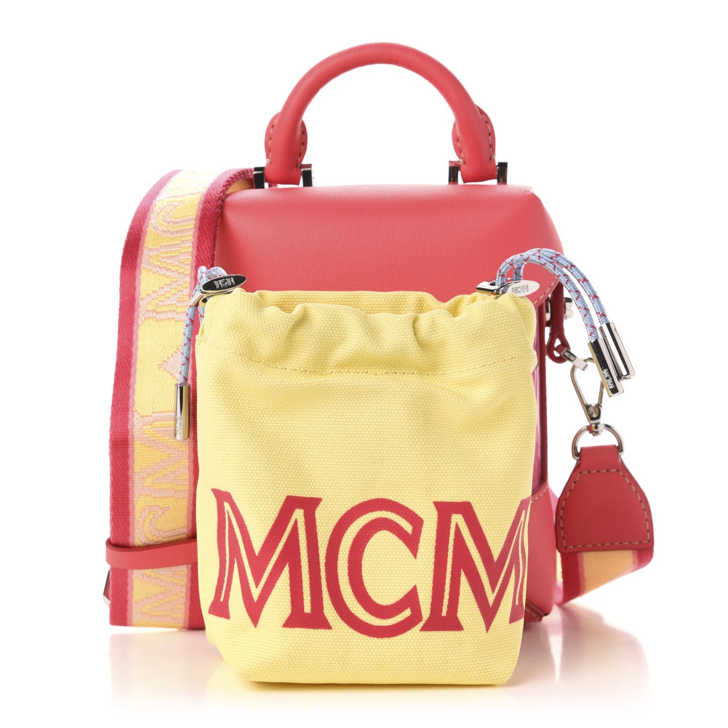 Transparent Mini Berlin Crossbody Teaberry