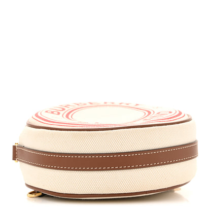 Burberry Canvas Calfskin Louise Bag Natural 4 of 13