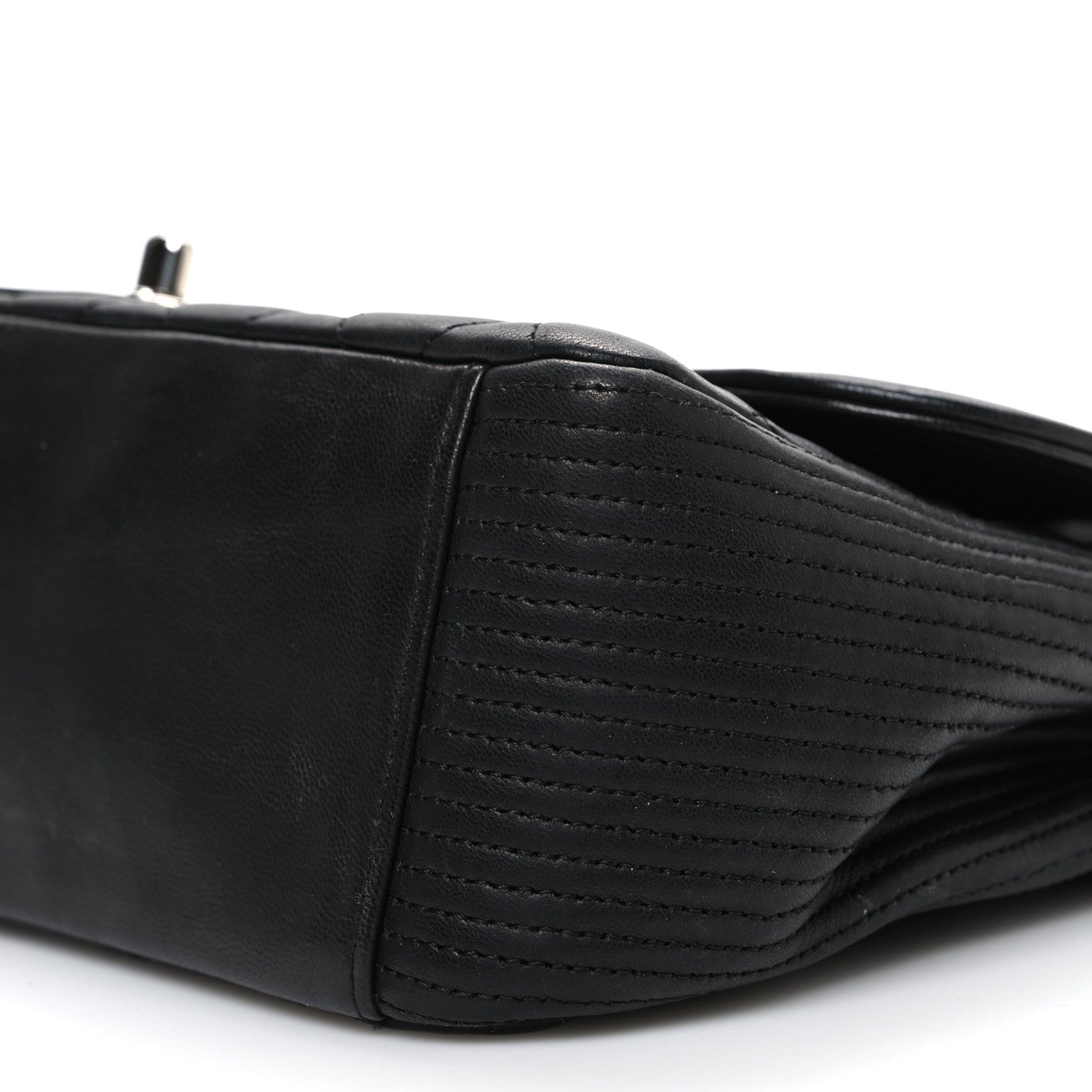 Chanel Lambskin Quilted Medium Coco Rider Flap Black 10 of 10