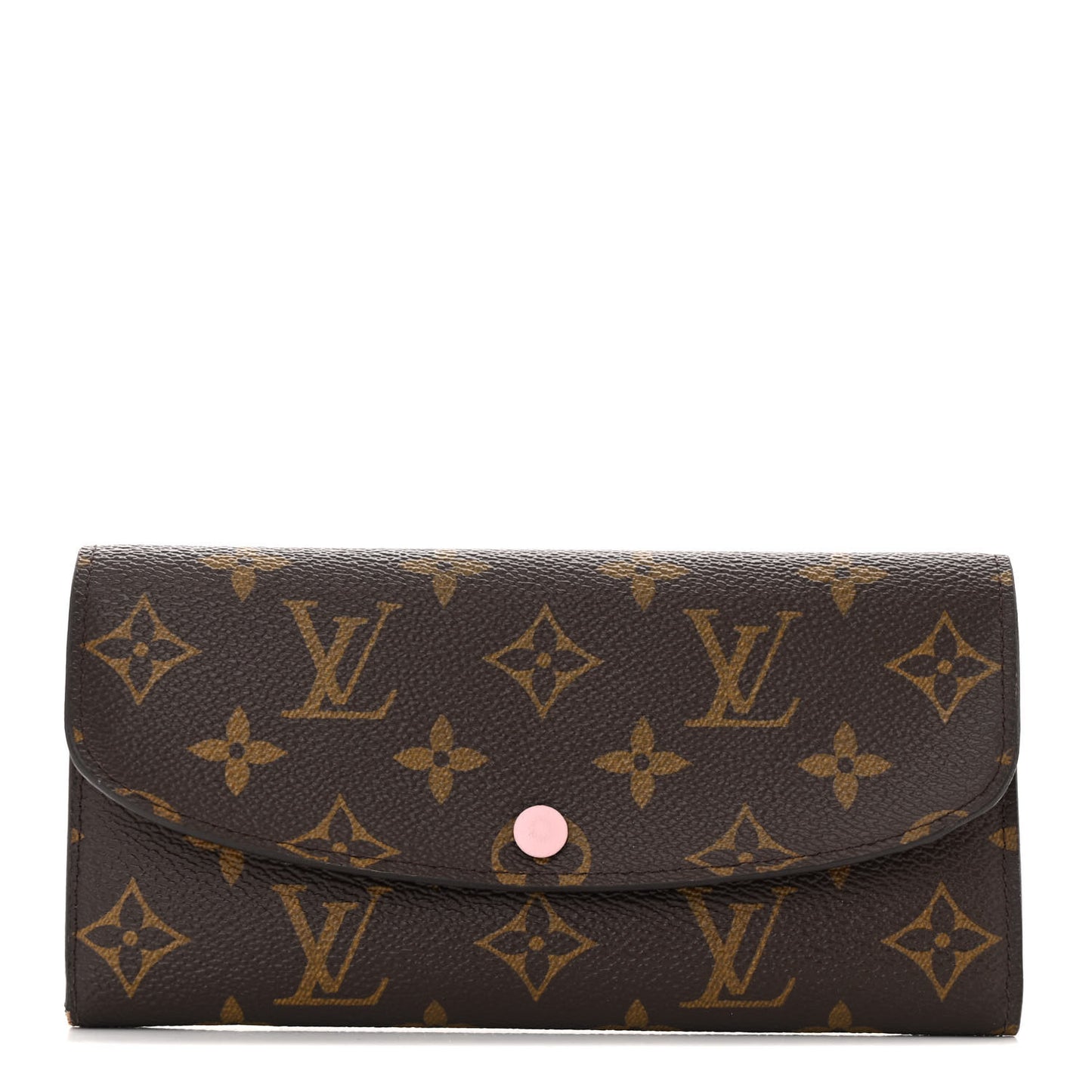 Monogram Emilie Wallet Rose Ballerine