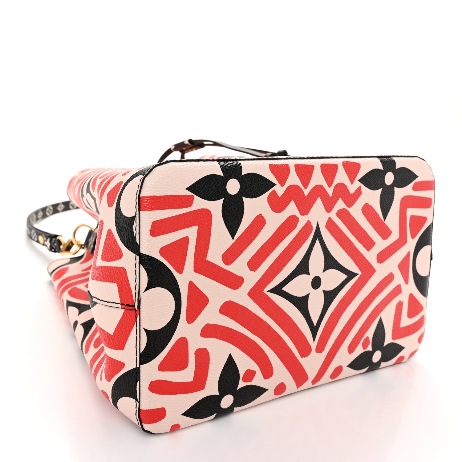 Louis Vuitton Monogram Giant Crafty NeoNoe MM Creme Rouge Black 4 of 9