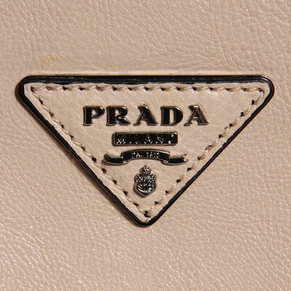 Prada Glace Calf Twin Pocket Tote Quarzo 6 of 7