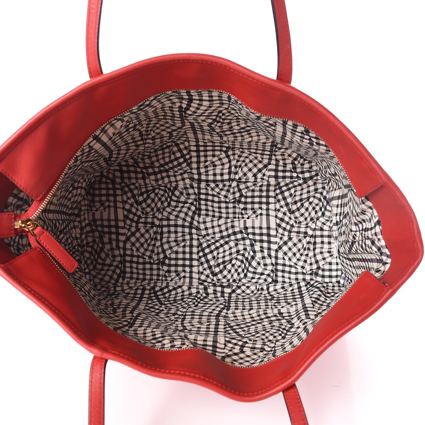 Visetos Medium Anya Shopper Tote Ruby Red