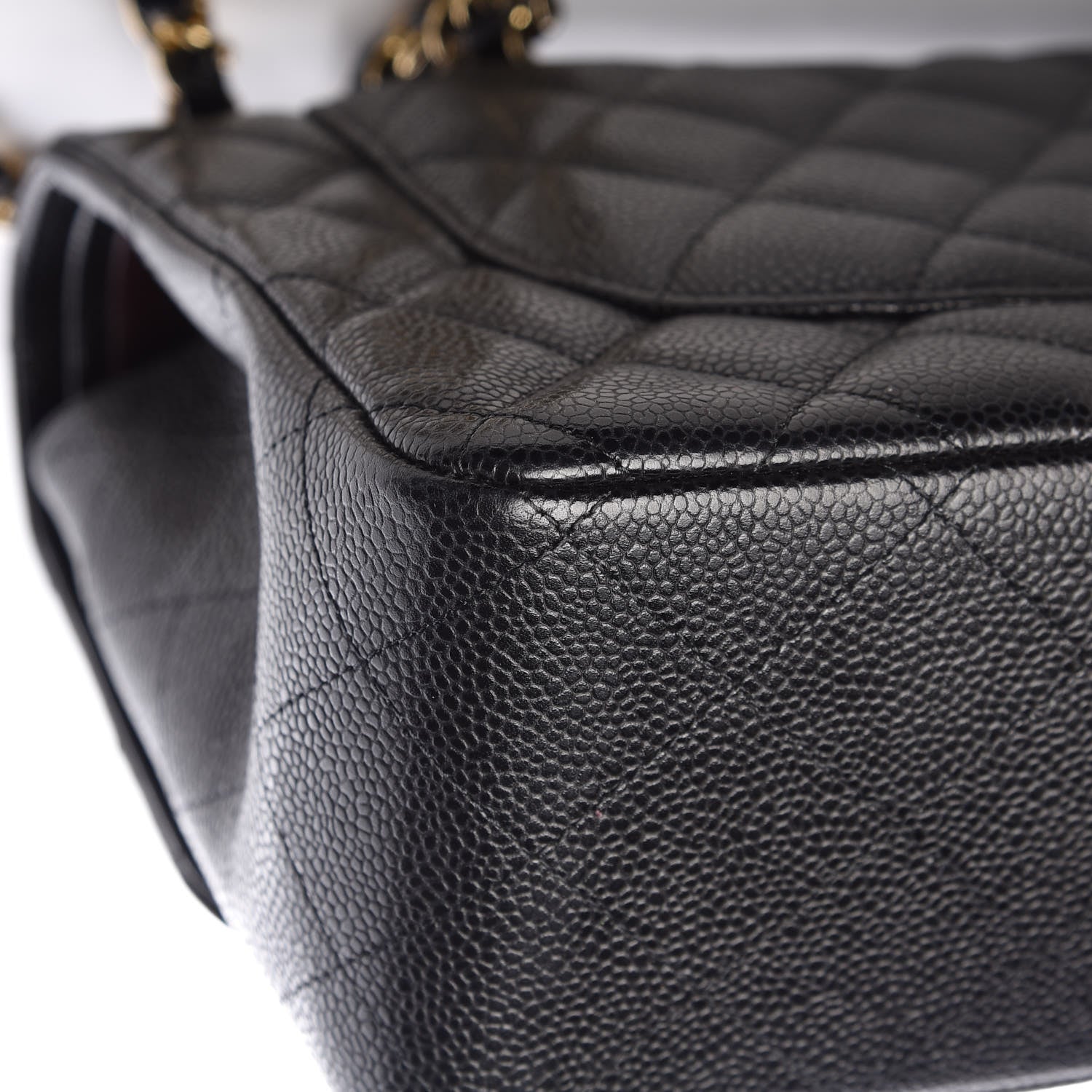 Chanel Caviar Quilted Jumbo Double Flap Black 15 of 18