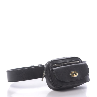 Gucci Fluffy Calfskin Mini Morpheus Belt Bag 90 36 Black 4 of 11