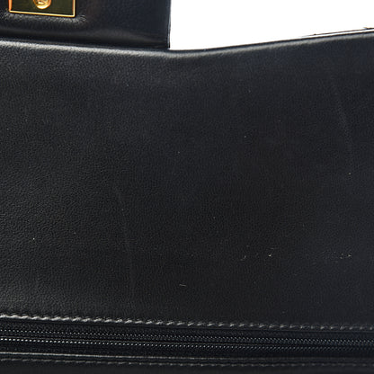 Chanel Lambskin Quilted Jumbo Double Flap Black 9 of 16