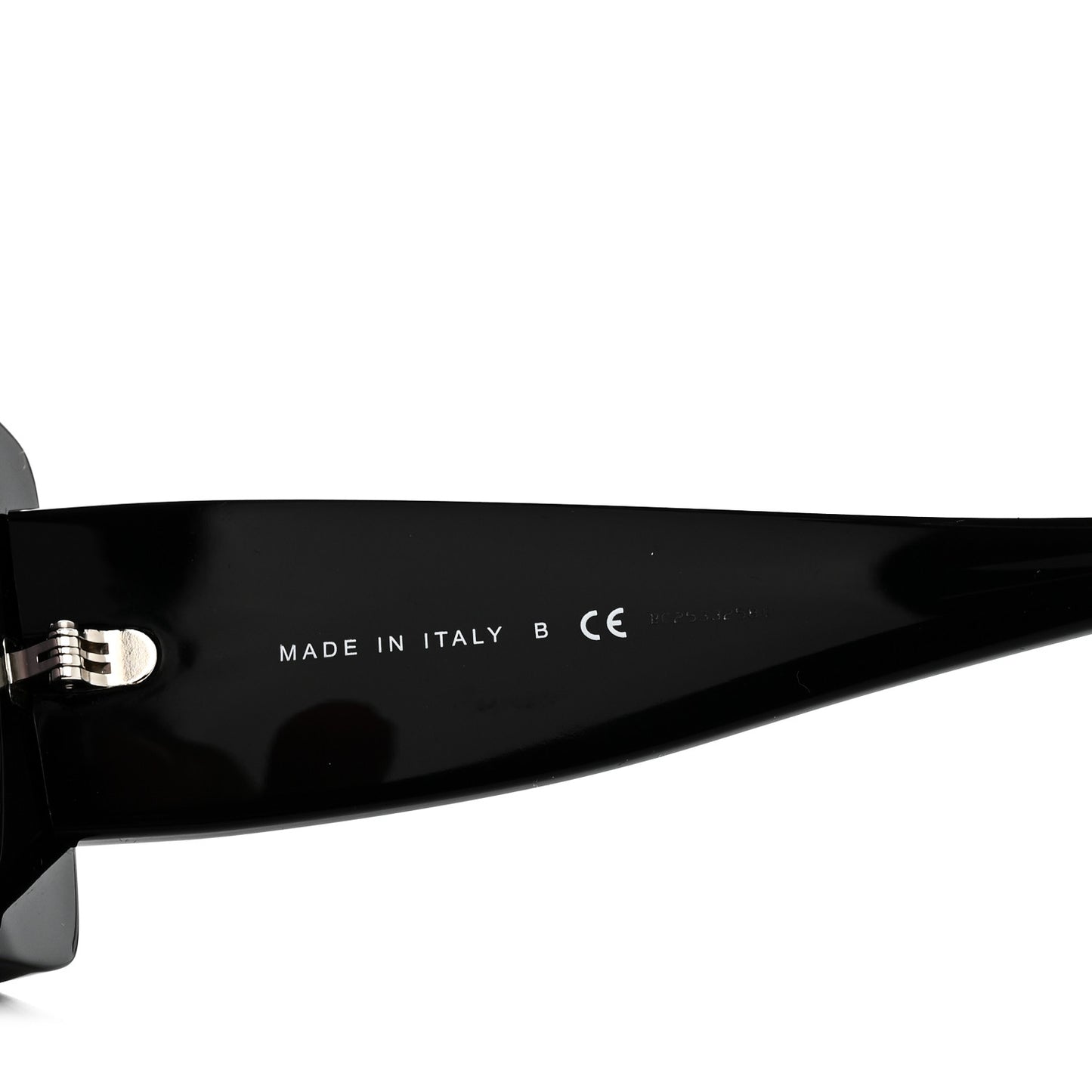 Acetate Rectangle Sunglasses 5435-A Black