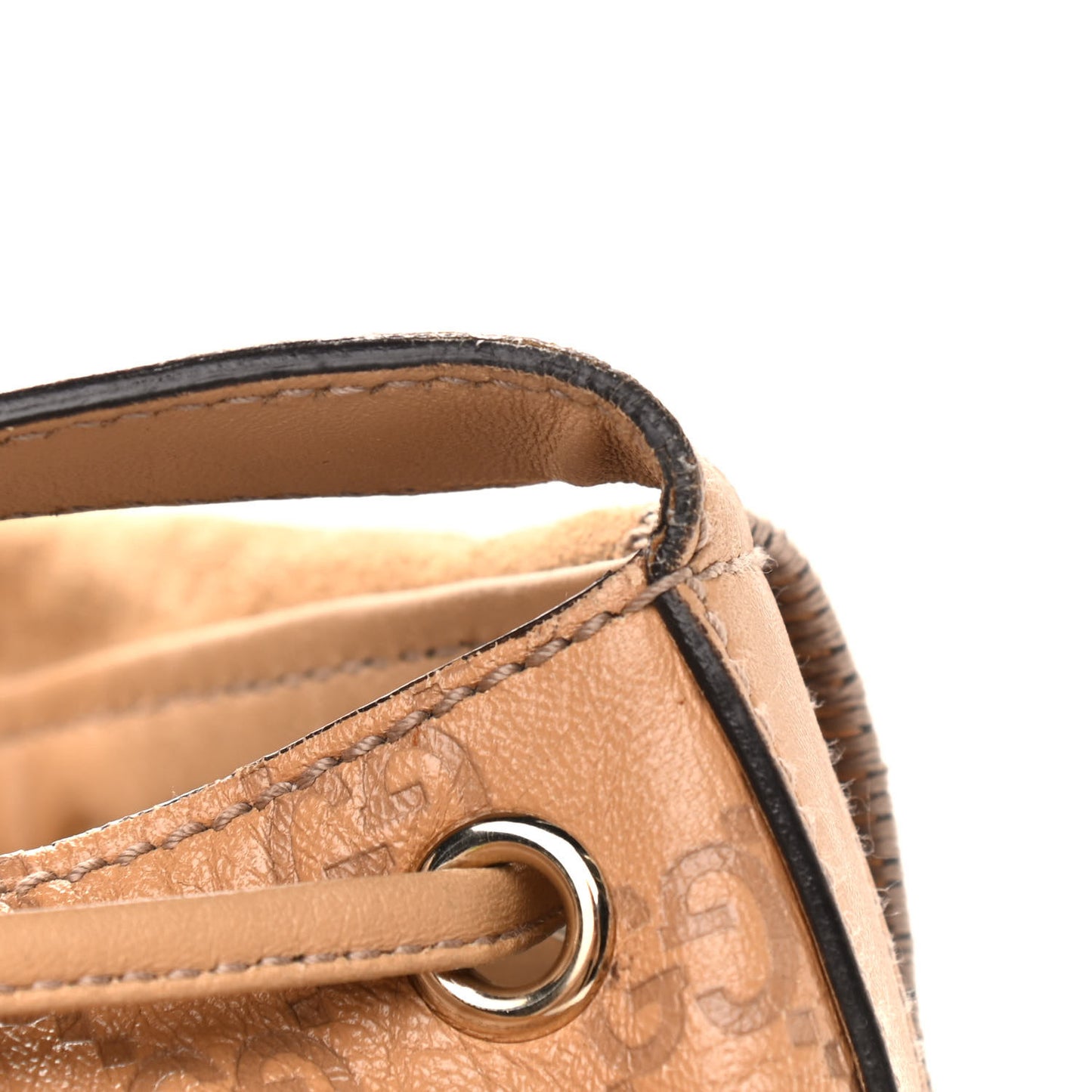 Guccissima Tribeca Messenger Bag Beige