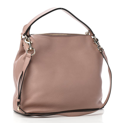 Gucci Pebbled Calfskin Large Soho Hobo Camelia 3 of 9