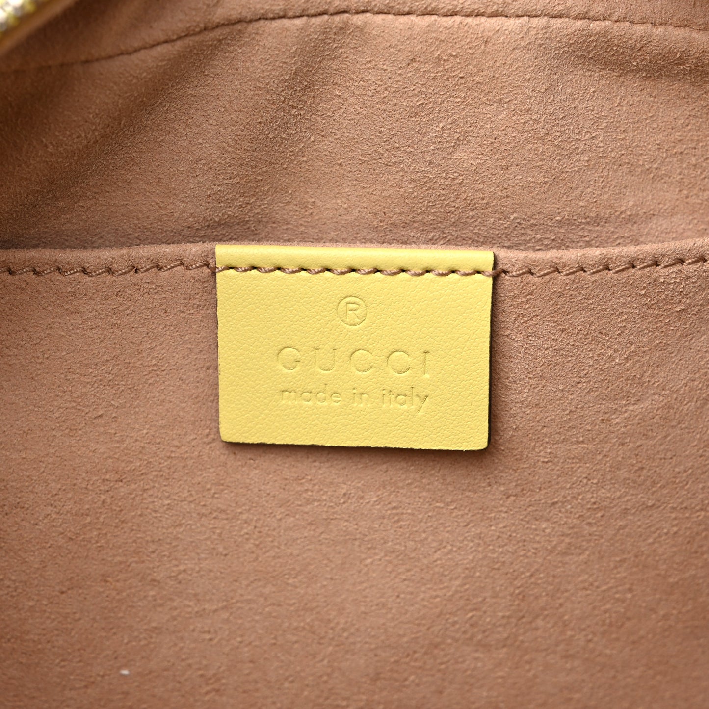 Calfskin Matelasse Small GG Marmont Chain Shoulder Bag Banana