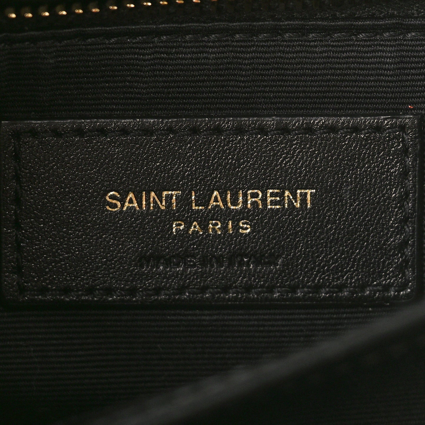 Calfskin Y Quilted Monogram Toy Loulou Crossbody Bag Black
