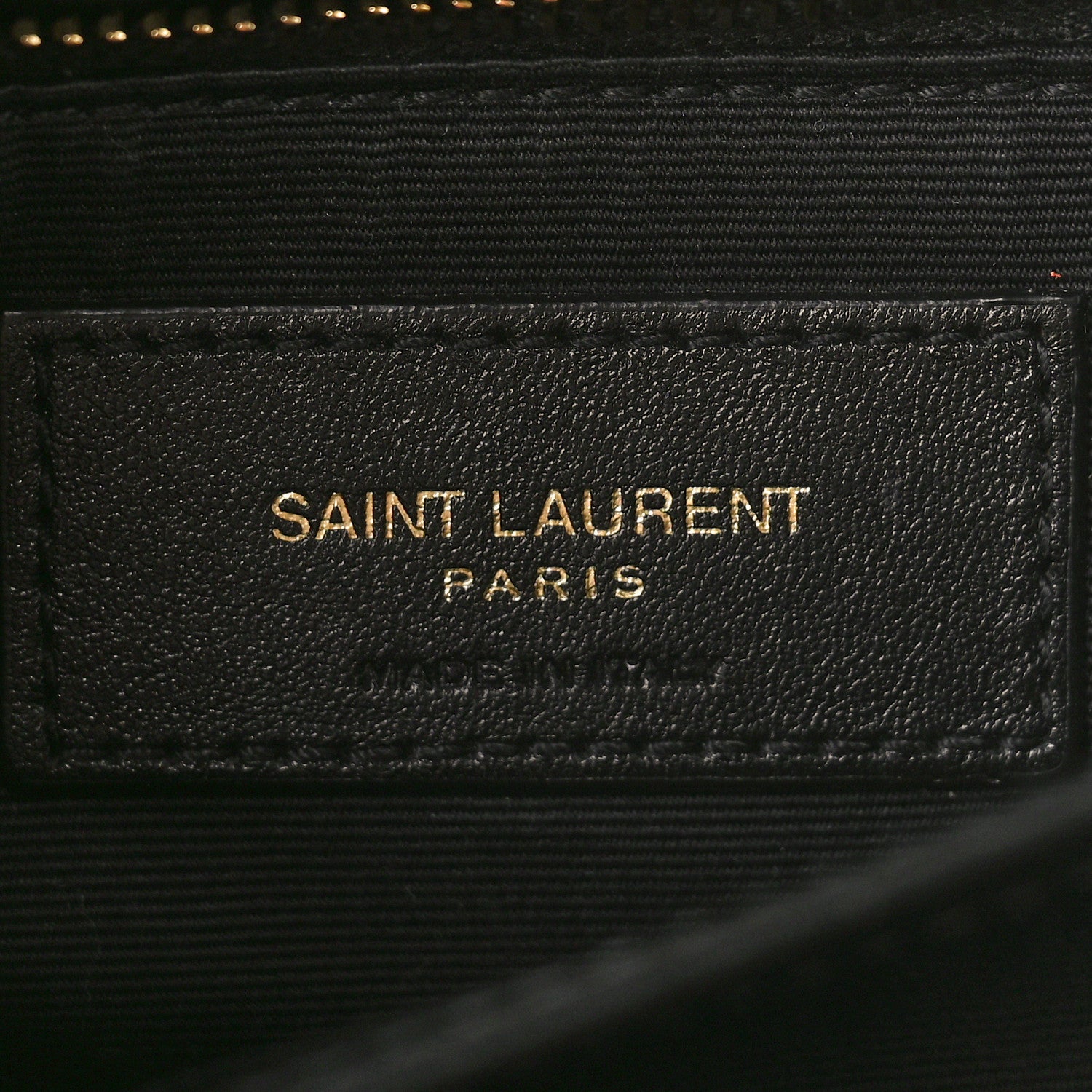 Saint Laurent Calfskin Y Quilted Monogram Toy Loulou Crossbody Bag Black 6 of 8