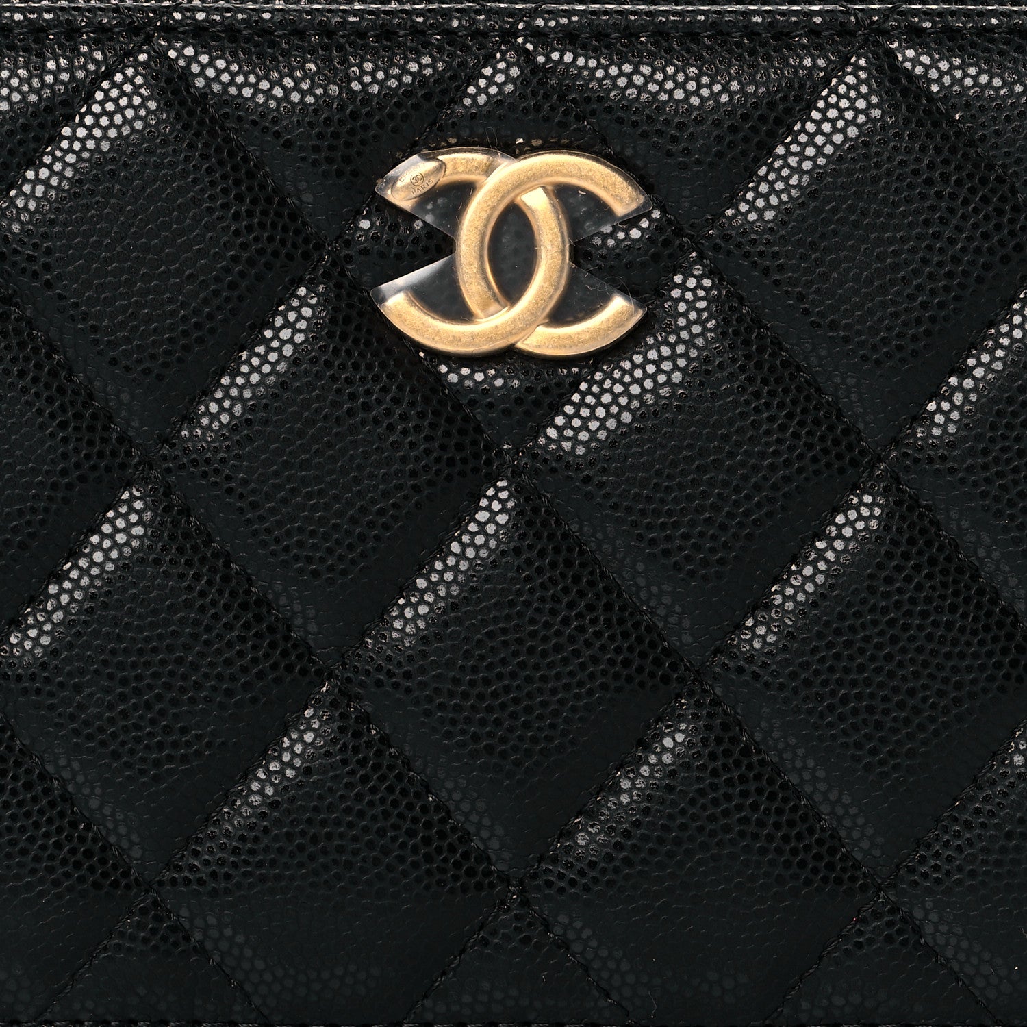 Chanel Caviar Quilted Twist Your Buttons Clutch With Chain Black 7 of 9