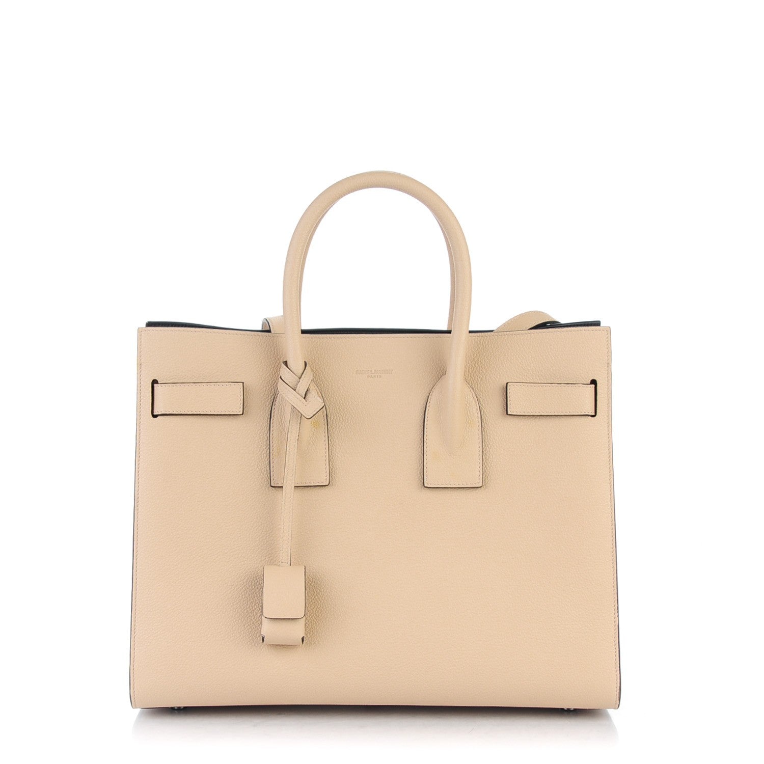 Saint Laurent Grained Calfskin Small Sac De Jour Nude Powder 1 of 7