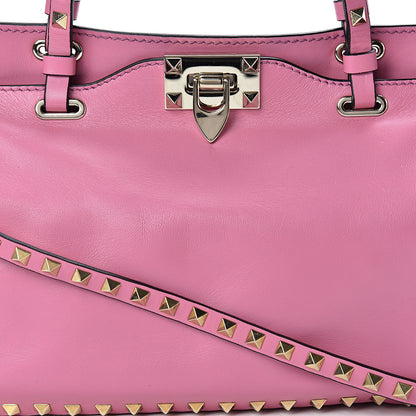 Valentino Garavani Vitello Small Rockstud Tote Ninphea 7 of 16