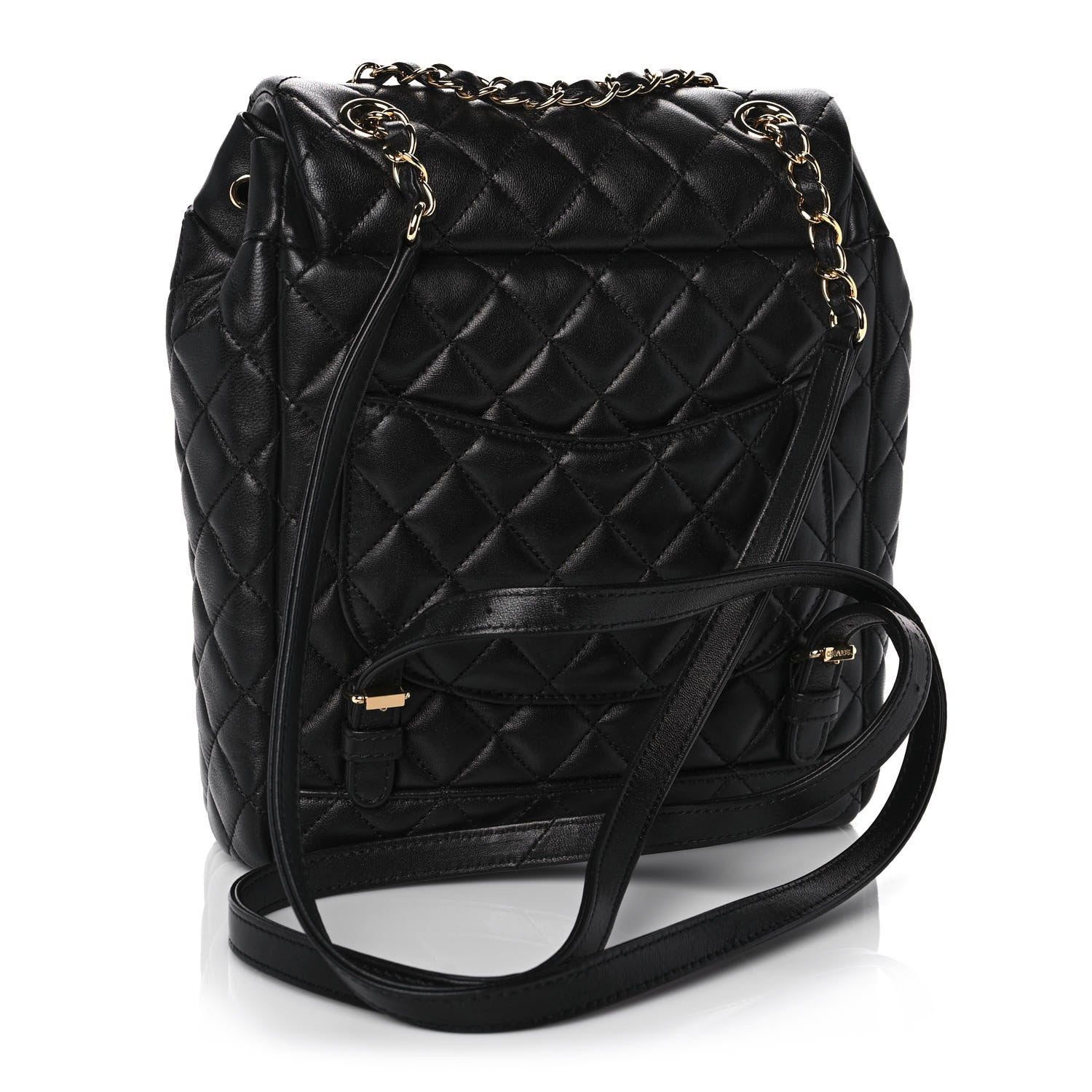 Chanel Lambskin Quilted Small Urban Spirit Backpack Black 3 of 10