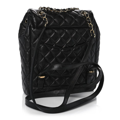 Chanel Lambskin Quilted Small Urban Spirit Backpack Black 3 of 10