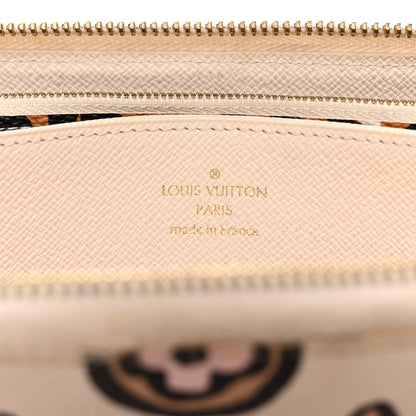 Louis Vuitton Monogram Giant Wild At Heart Zippy Wallet Creme 6 of 12