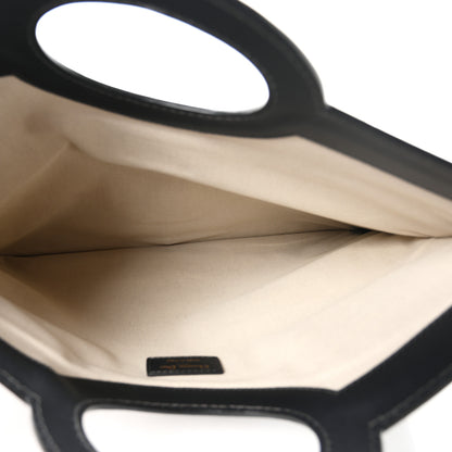 Christian Dior Oblique Fold Over Clutch Blue 5 of 10