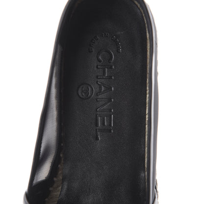 Chanel Mesh CC Espadrilles 40 Black 6 of 7