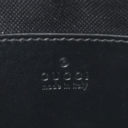 Gucci Calfskin Matelasse Monochrome Mini GG Marmont Chain Shoulder Bag Black 6 of 10