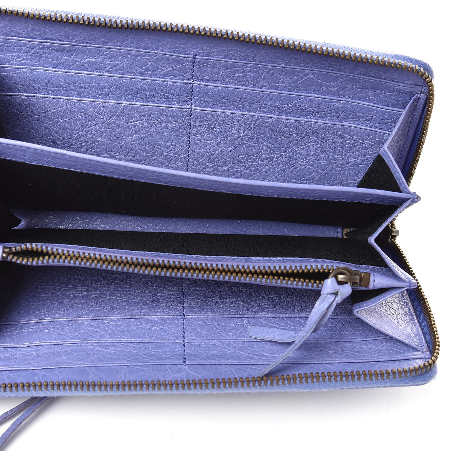 Balenciaga Agneau Classic Hardware Continental Zip Around Wallet Mauve 5 of 7