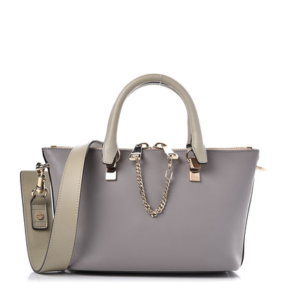 Chloe Smooth Calfskin Mini Baylee Tote Cashmere Grey 1 of 7