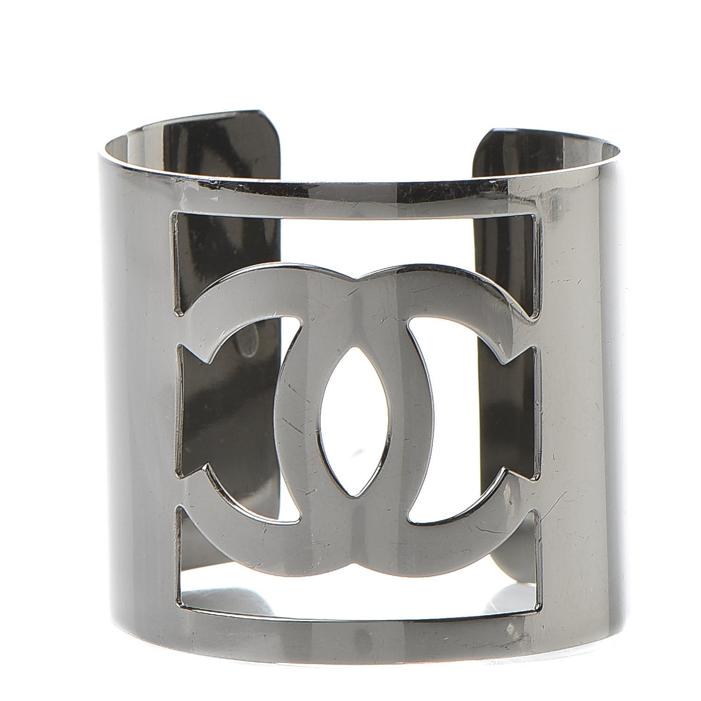 Metal CC Cuff Silver