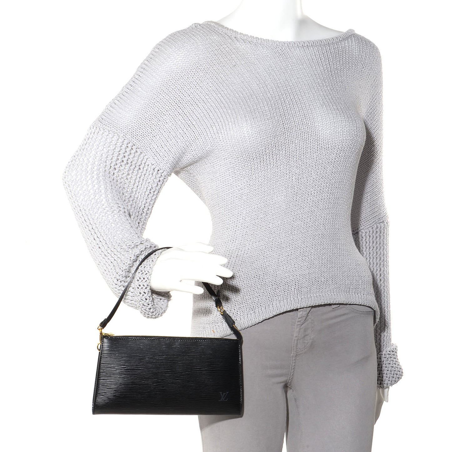 Epi Pochette Accessories 21 Black