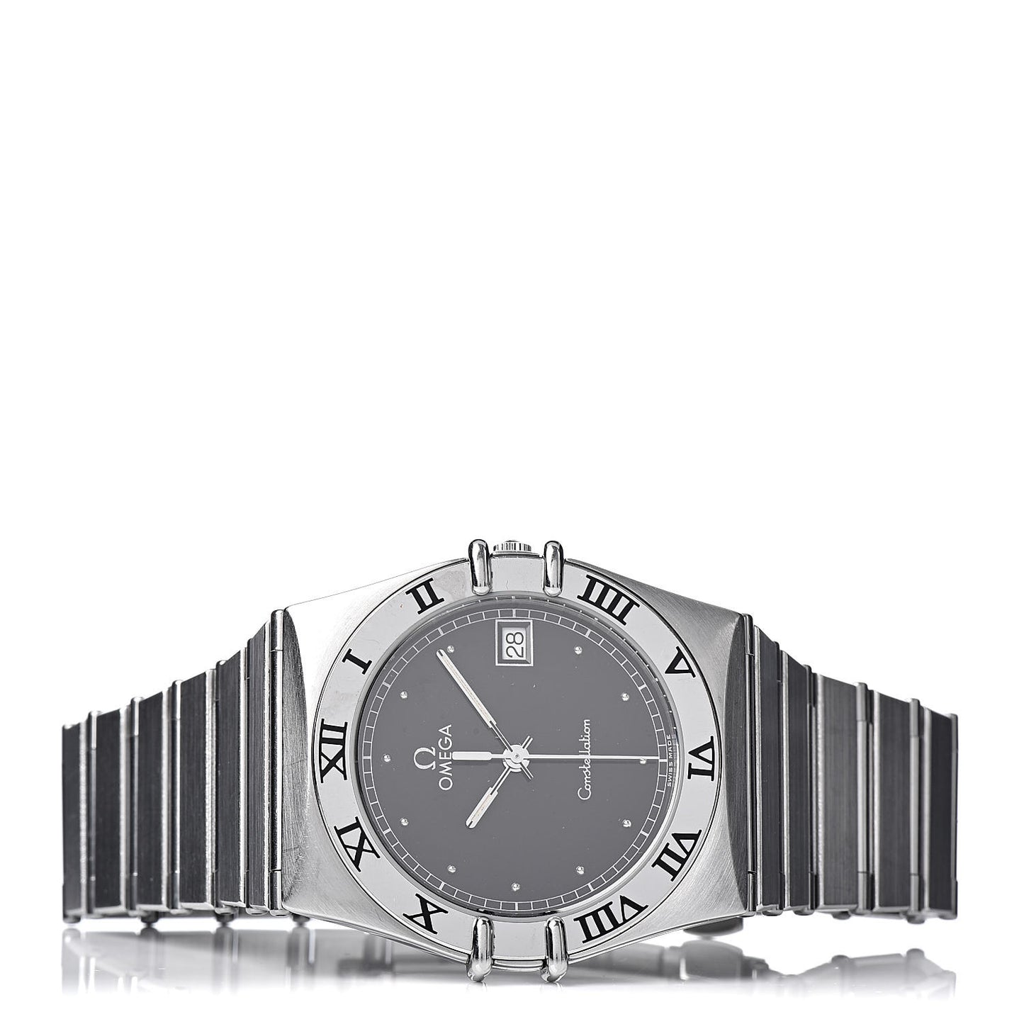 Stainless Steel 33mm Constellation Quartz Watch Black 396.1076