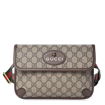 Gucci GG Supreme Monogram Neo Vintage Web Belt Bag Brown 1 of 10