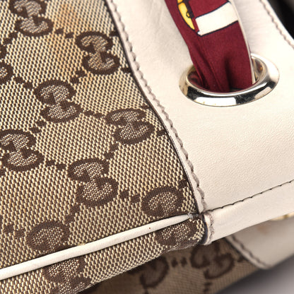 Gucci Monogram Positano Hobo Off White 13 of 17