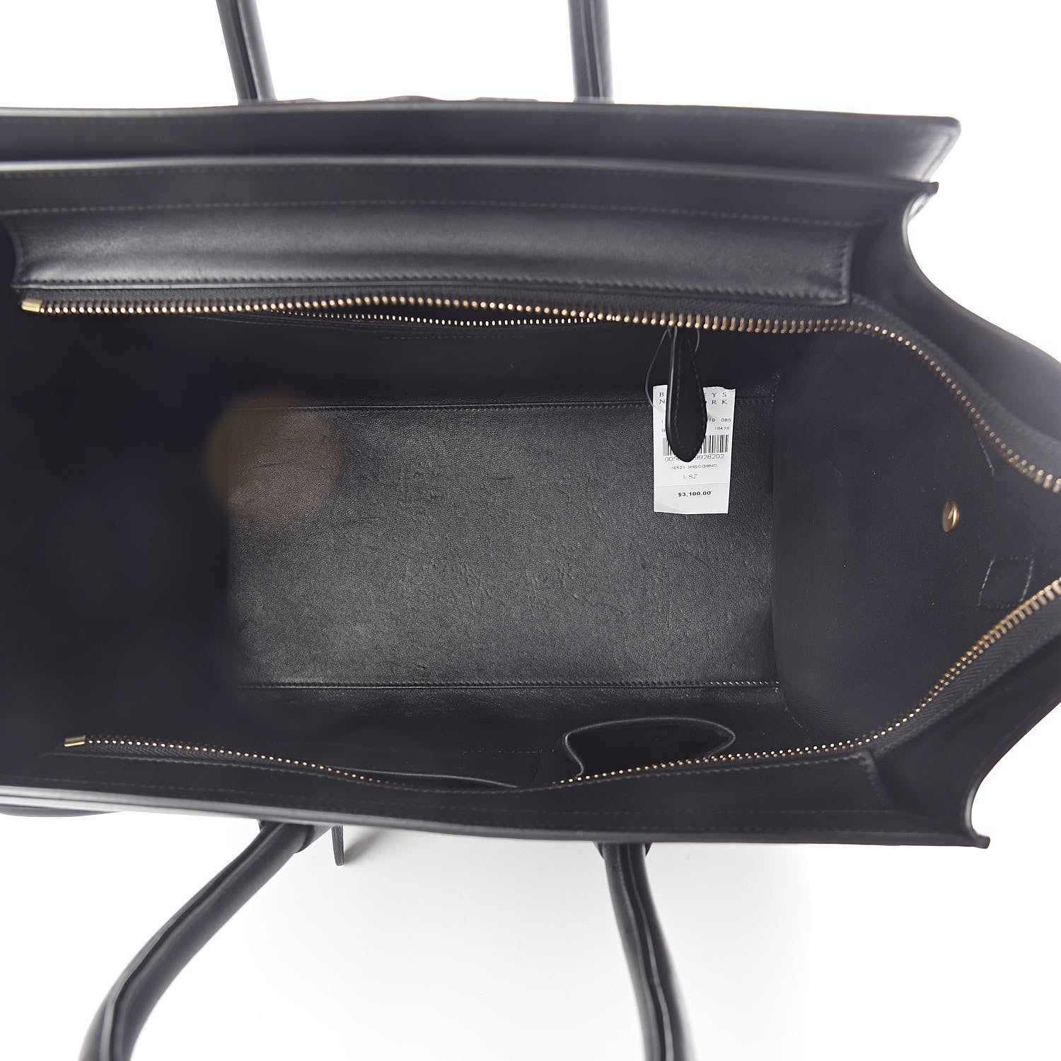 Celine Smooth Calfskin Mini Luggage Black 5 of 9