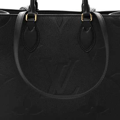 Louis Vuitton Empreinte Monogram Giant Onthego MM Black 7 of 9