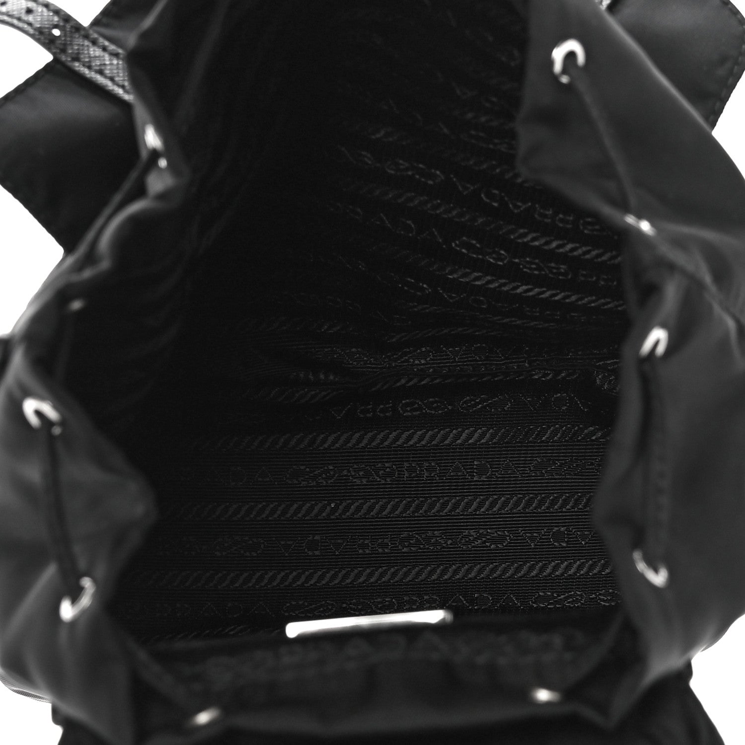 Prada Nylon Vela Mini Crossbody Backpack Black 5 of 11