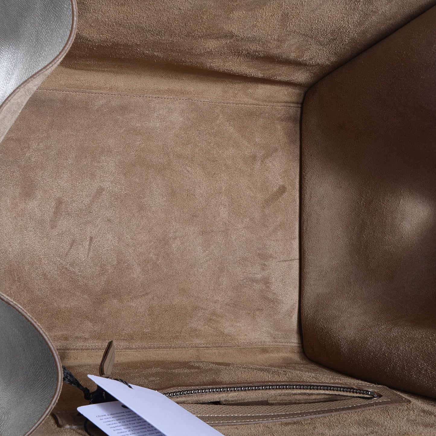 Grained Calfskin Medium Phantom Luggage Taupe