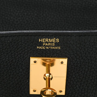 Hermes Togo Kelly Retourne 32 Black 6 of 10