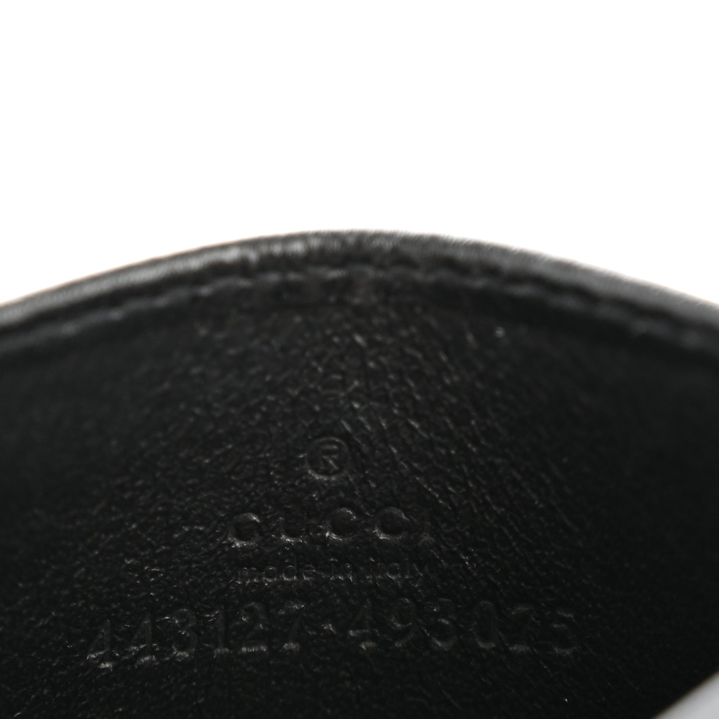 Calfskin Matelasse GG Marmont Card Holder Black