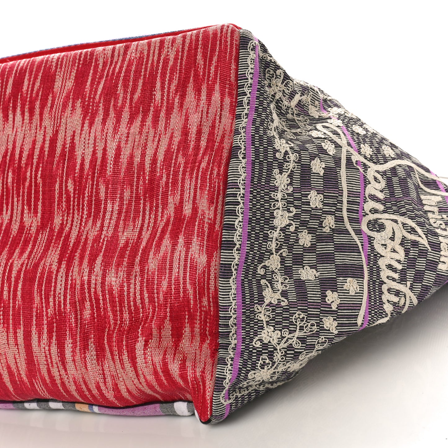 Jacquard Embellished Manilacaba Tote Multicolor