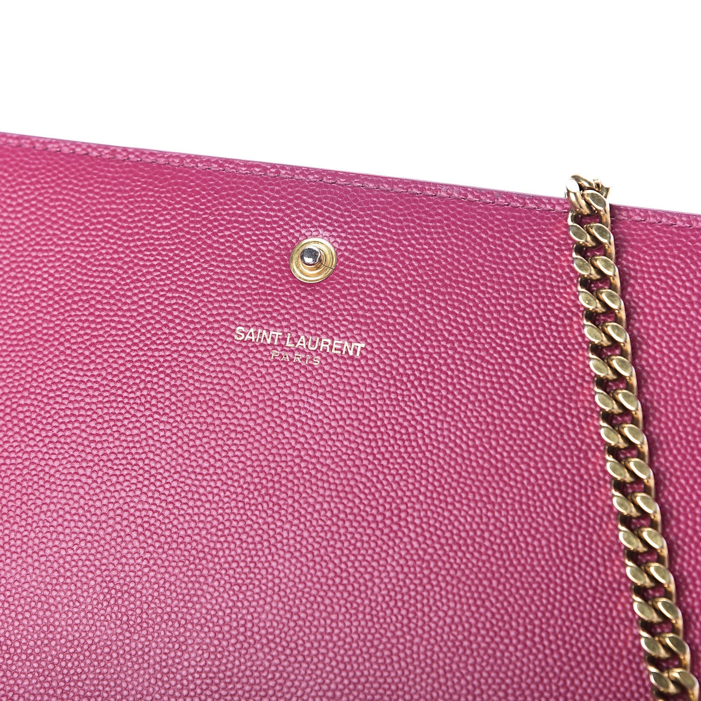 Grain De Poudre Medium Monogram Kate Satchel Lipstick Fuchsia