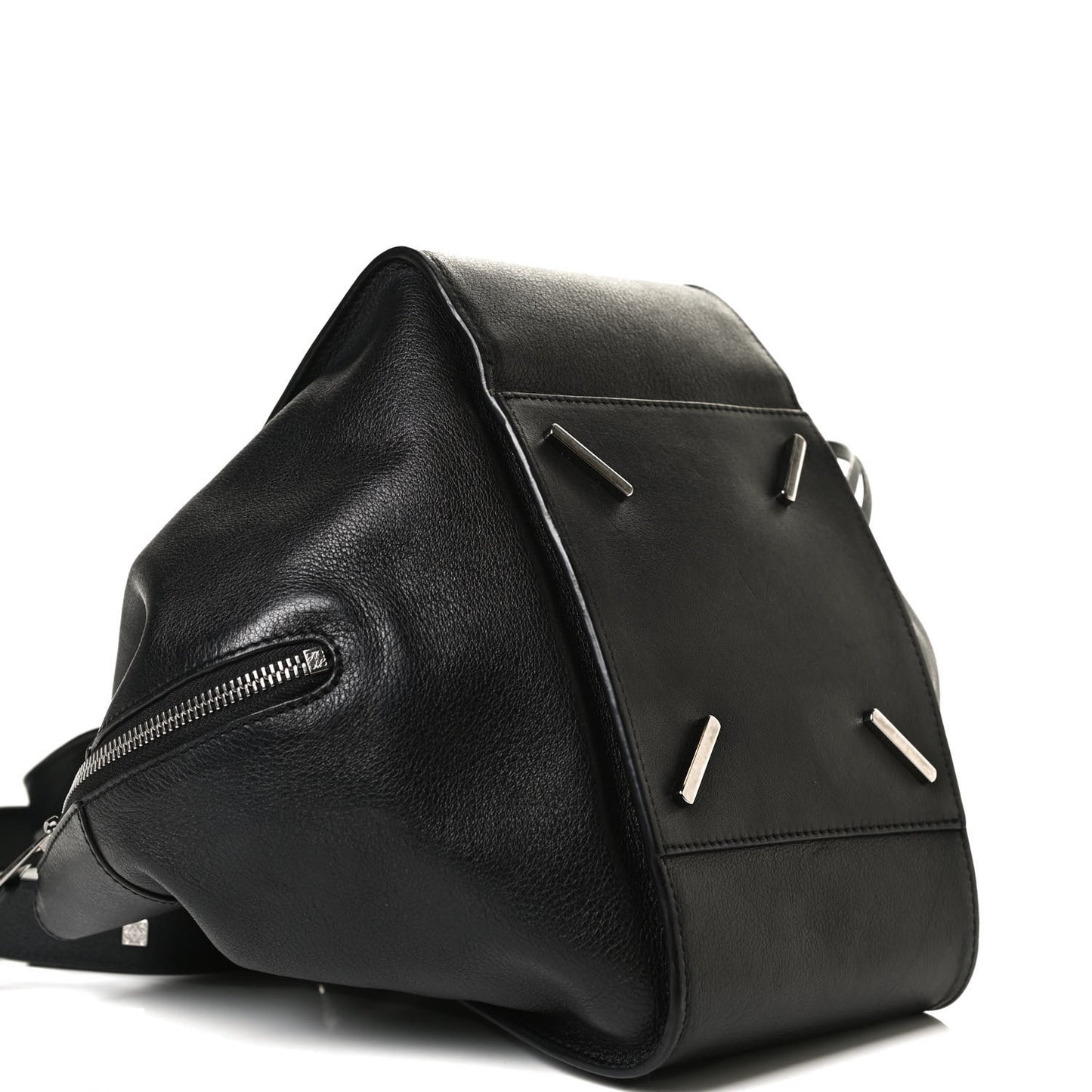 Calfskin Small Hammock Shoulder Bag Black