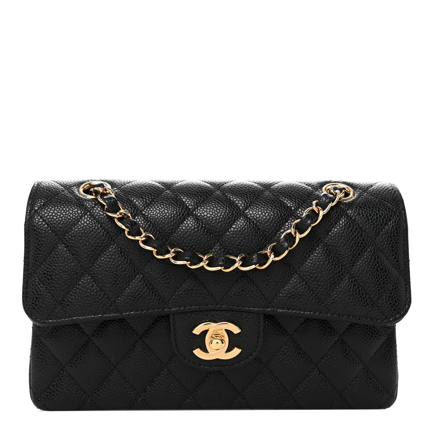 Chanel Caviar Quilted Small Double Flap Black 1 of 11