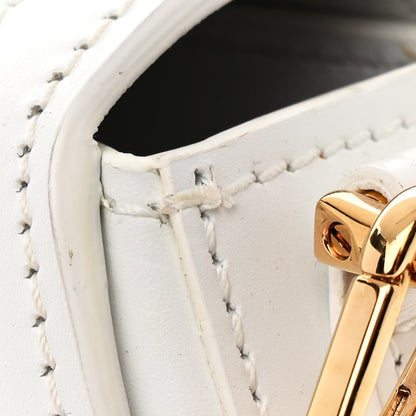 Versace Calfskin Medium Greca Goddess Shoulder Bag White 10 of 12