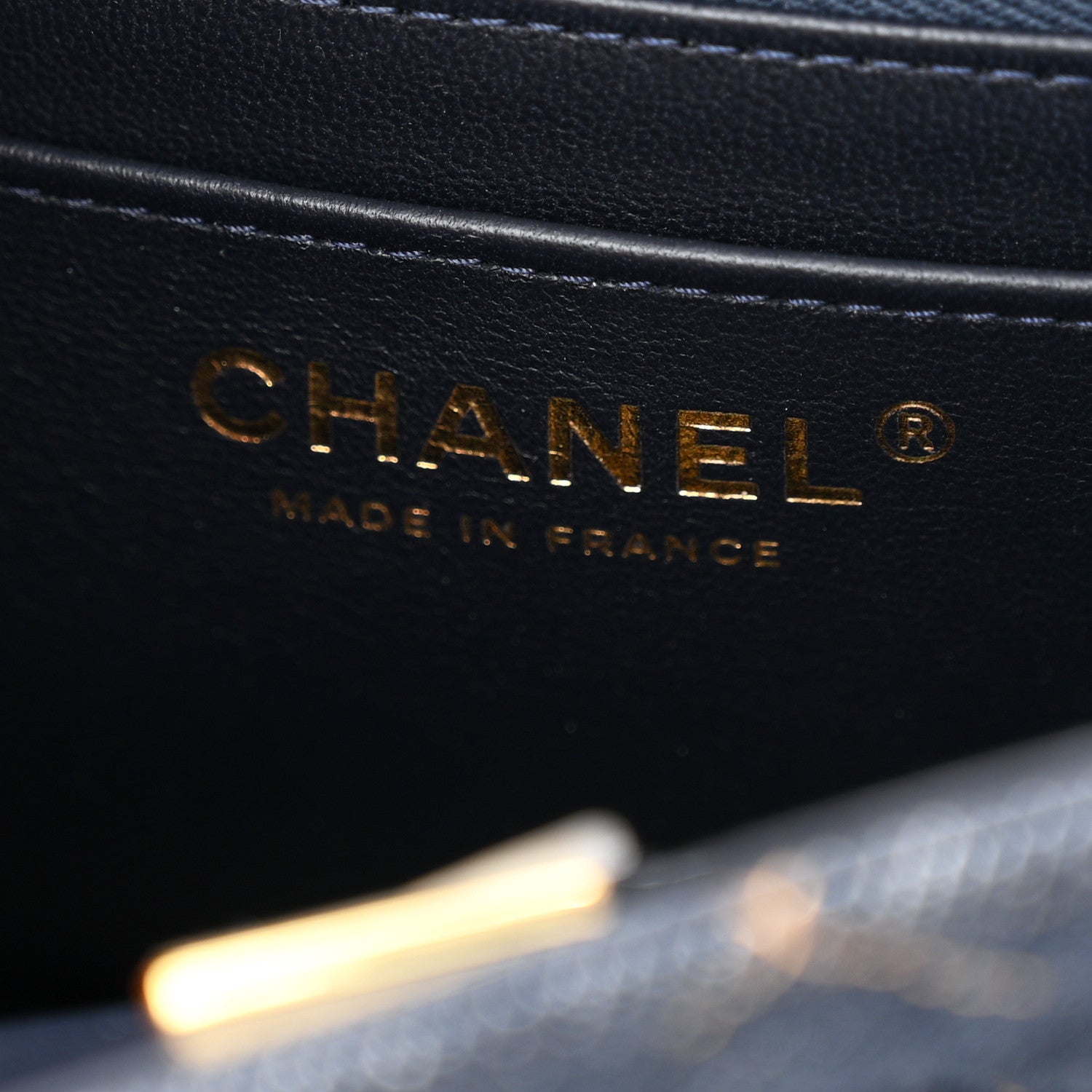 Chanel Denim Quilted Mini Rectangular Flap Dark Blue 6 of 11