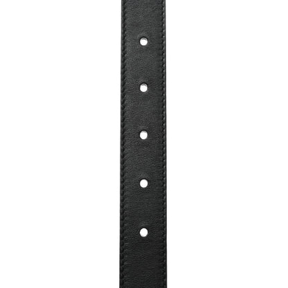 Gucci Calfskin Crystal Double G 30mm Belt 85 34 Black 5 of 6